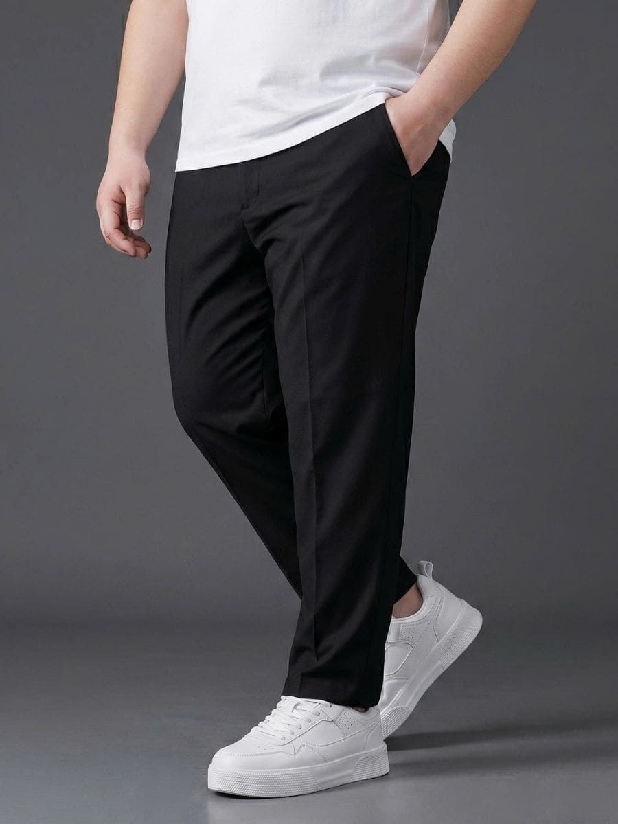 Quần Âu Đen Trơn Big Size Nam