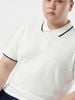 Áo Polo Trắng Viền Big Size Nam