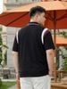 Áo Polo Đen Đỏ Big Size Nam