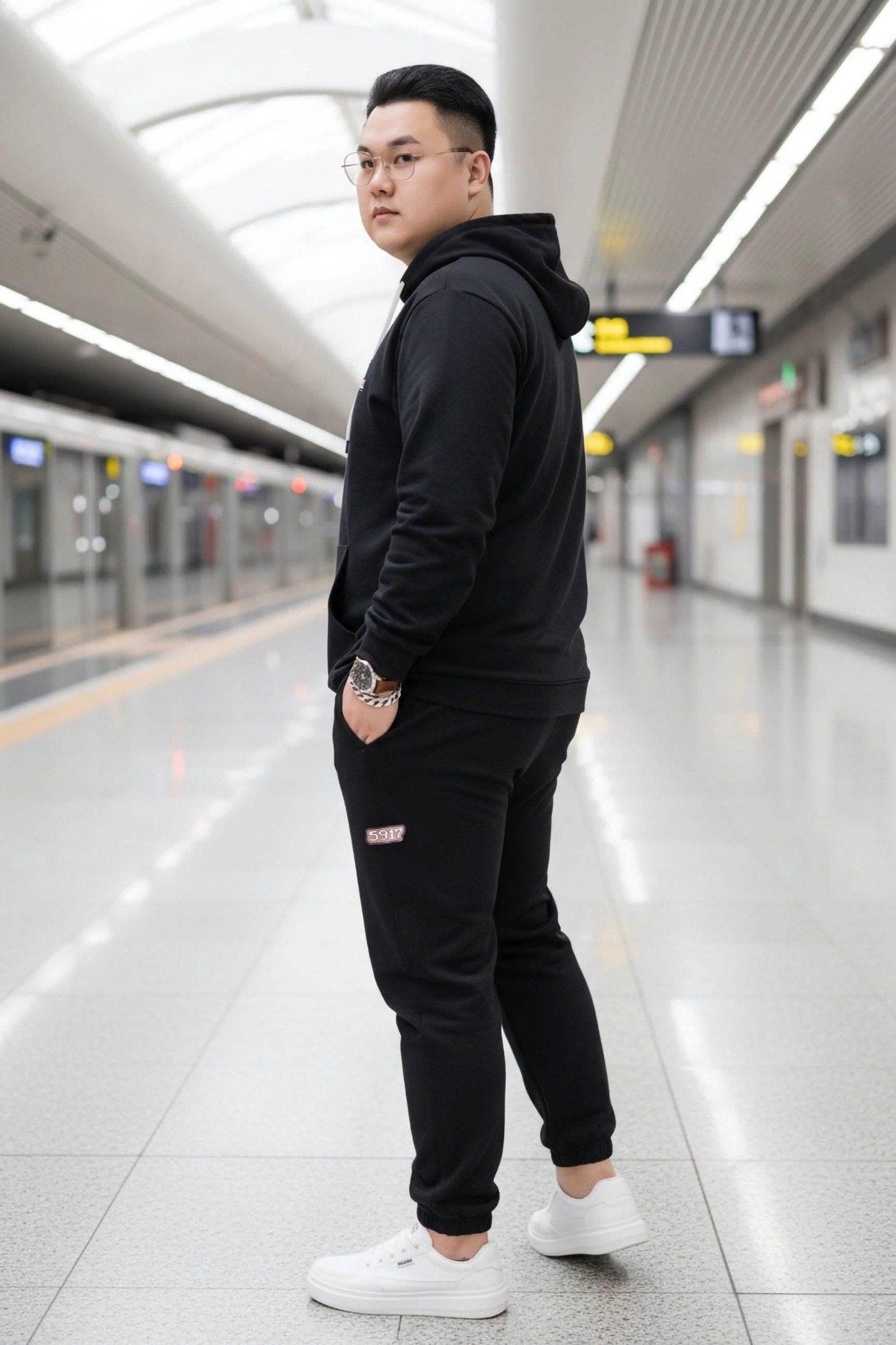 Áo Nỉ Hoodie Trơn Hình Big Size Nam