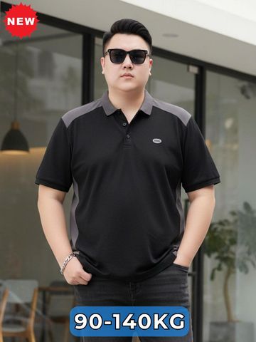 Áo Polo Đen Ghi Big Size Nam