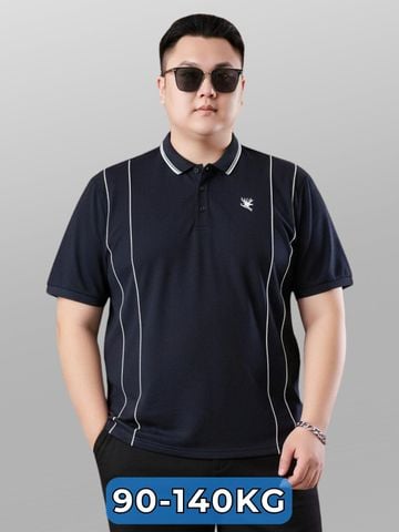Áo Polo Xanh Viền Big Size Nam