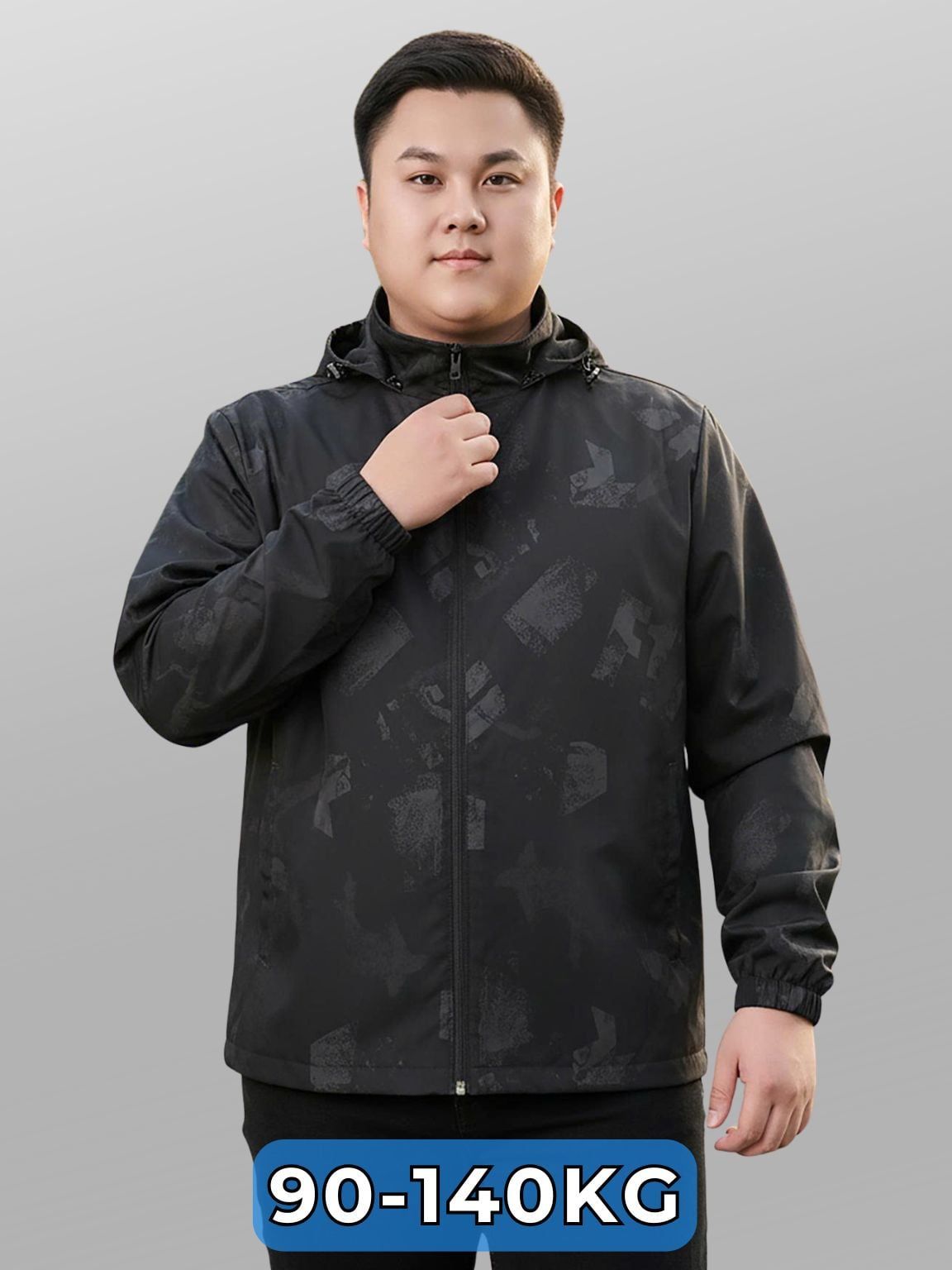 Áo Khoác Gió Họa Tiết Big Size Nam