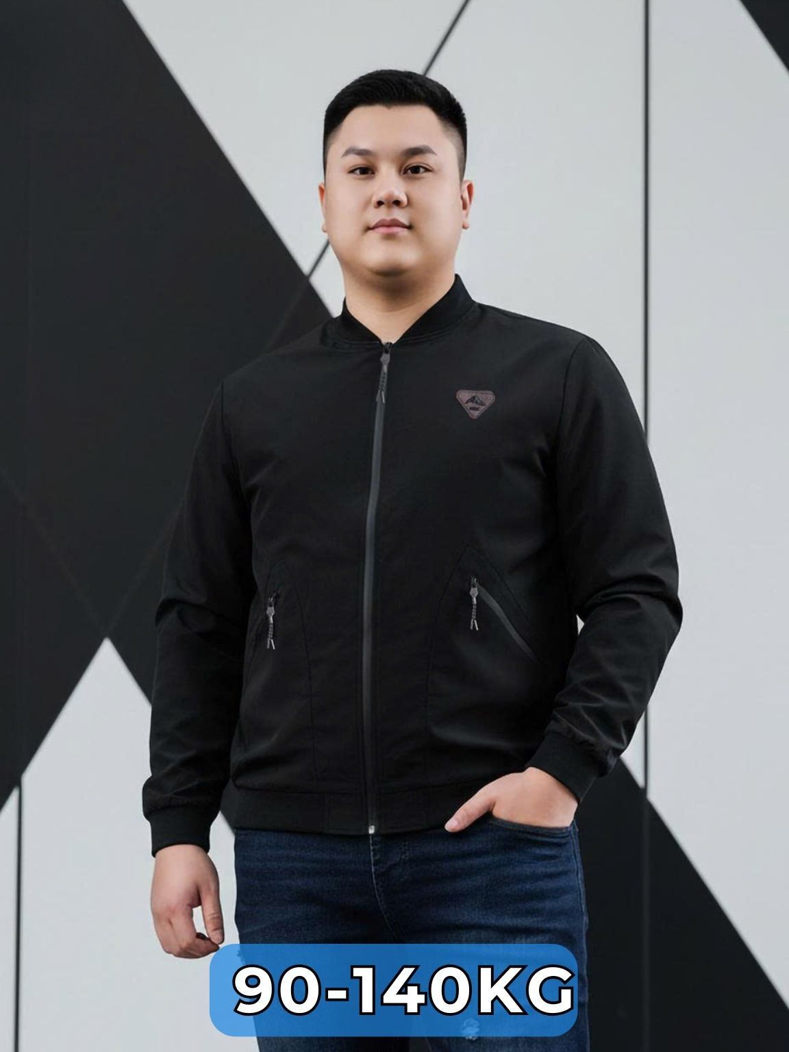 Áo Khoác Bomber Logo Big Size Nam