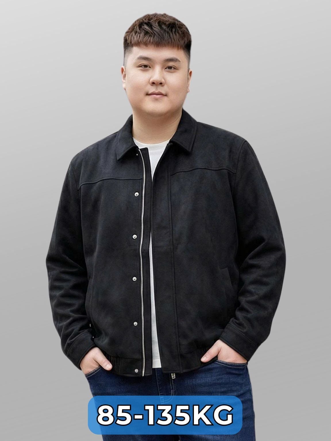 Áo Khoác Da Lộn Big Size Nam