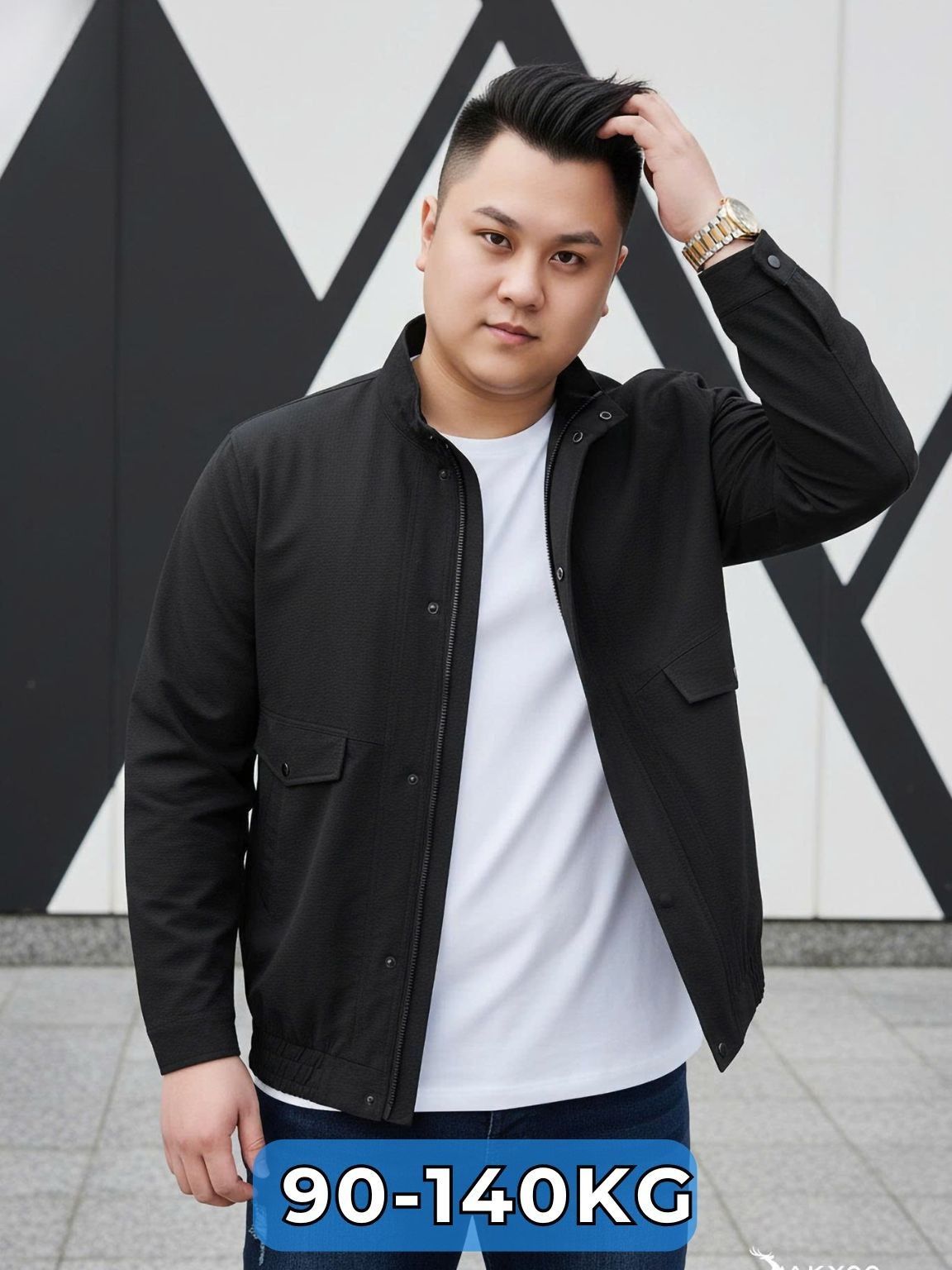 Áo Khoác Gió Bomber Big Size Nam