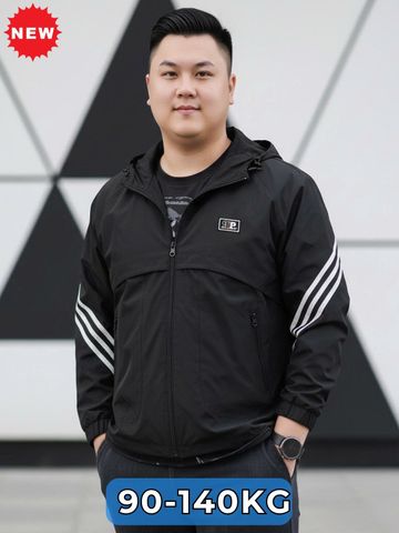Áo Khoác Gió Viền Tay Big Size Nam