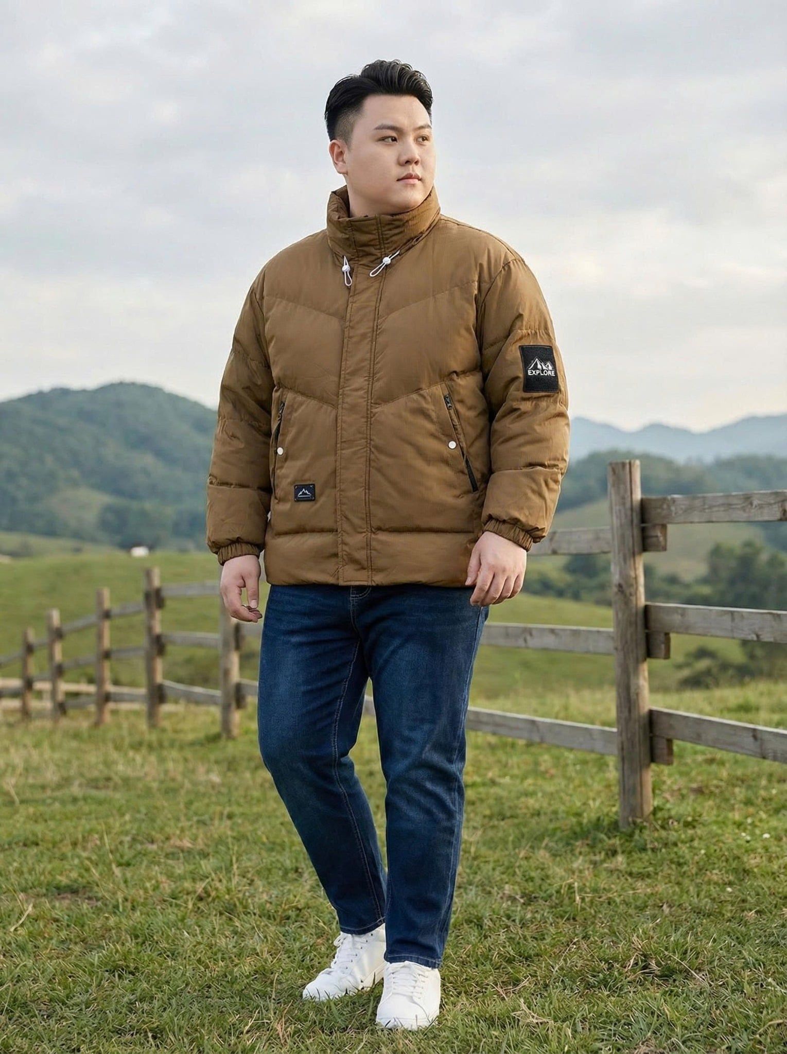 Áo Khoác Phao Đại Hàn Big Size Nam