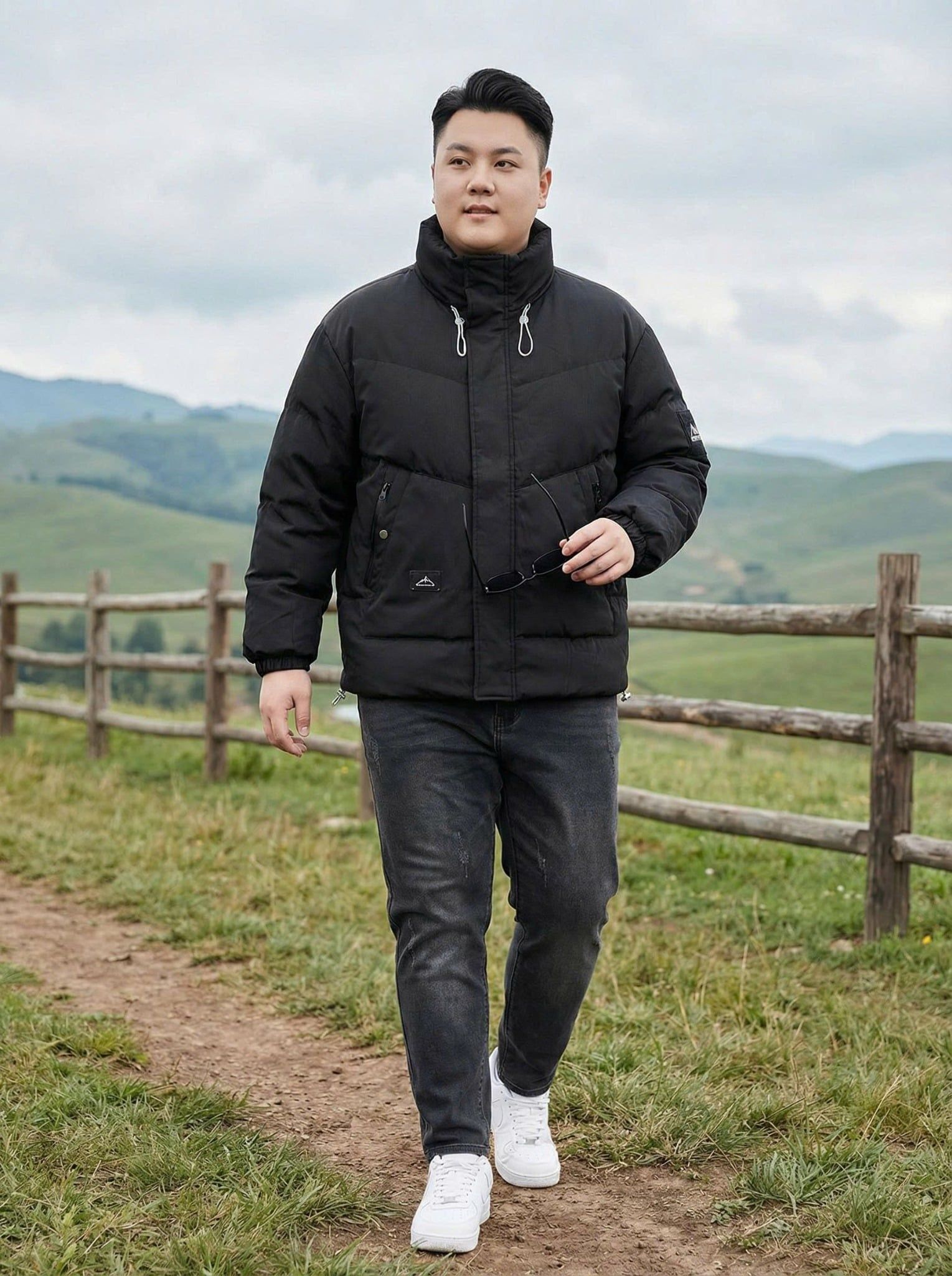 Áo Khoác Phao Đại Hàn Big Size Nam