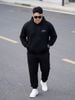 Áo Nỉ Hoodie Đen Big Size Nam - HD DEN