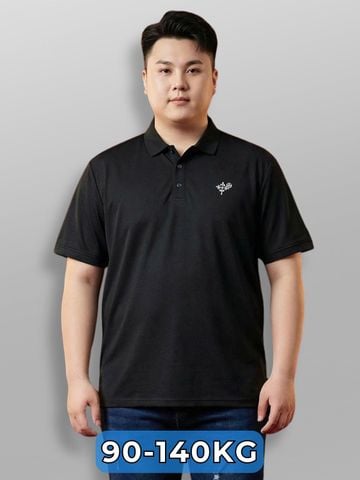 Áo Polo Đen In Big Size Nam