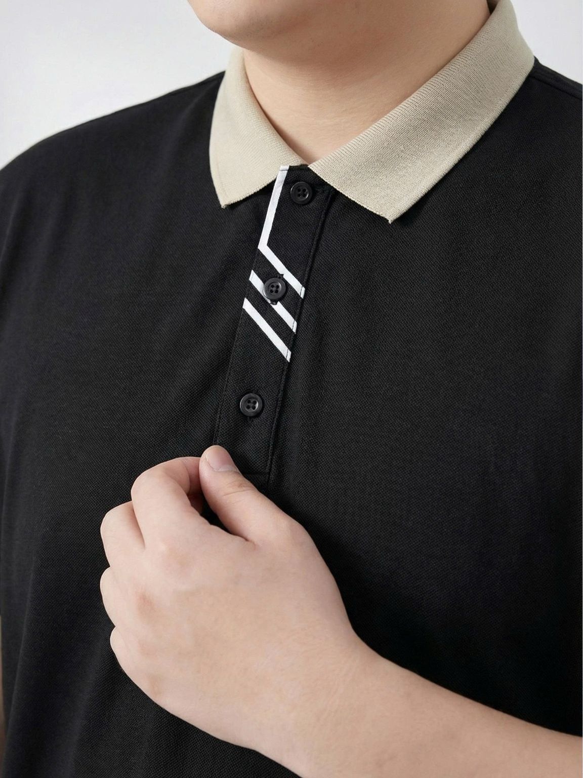 Áo Polo Cổ Ghi Big Size Nam