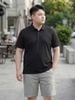 Áo Polo Thể Thao Đen Big Size Nam - PL D4