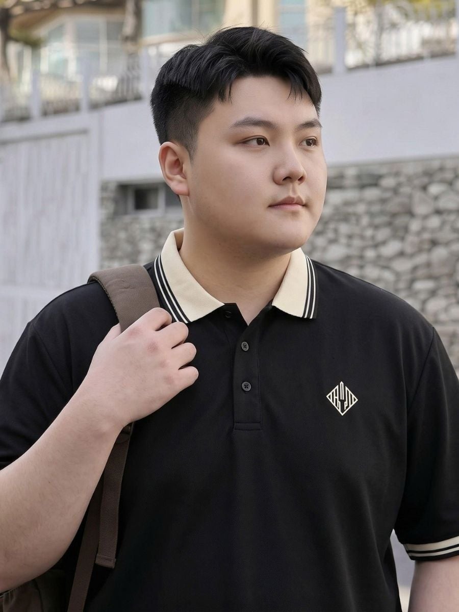 Áo Polo Đen Big Size Nam - PL CO BE