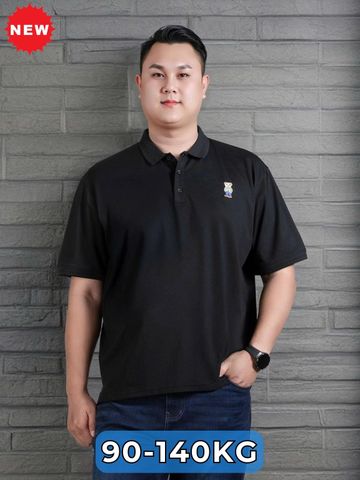 Áo Polo Đen Gấu Big Size Nam