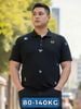 Áo Polo Đen Big Size Nam In Hình Nổi