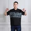 Áo Polo Đen In Big Size Nam