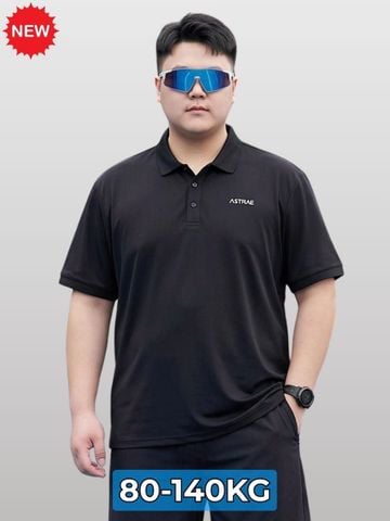 Áo Polo Đen Thể Thao Big Size Nam - PL M DEN