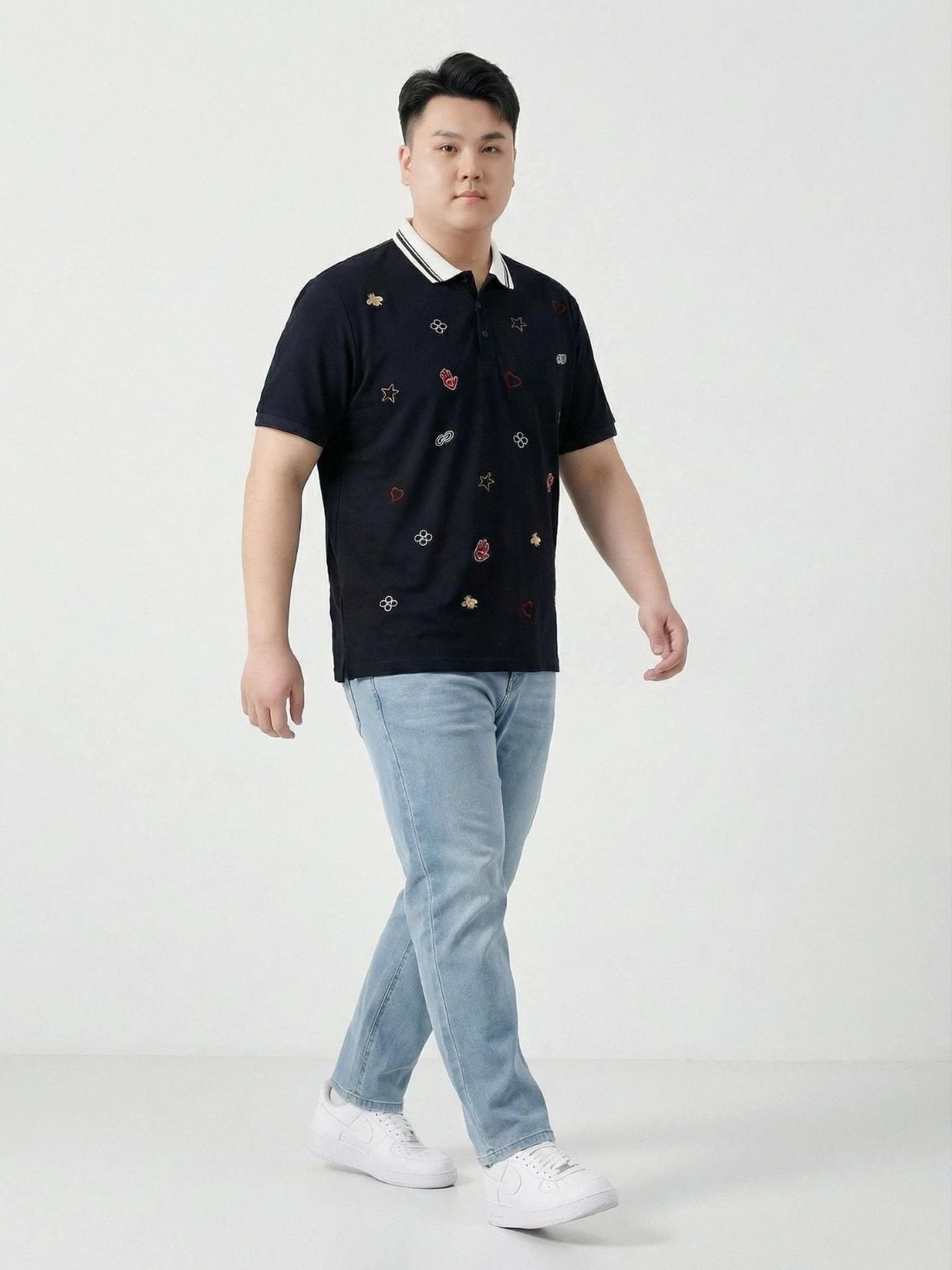 Áo Polo Logo Big Size Nam