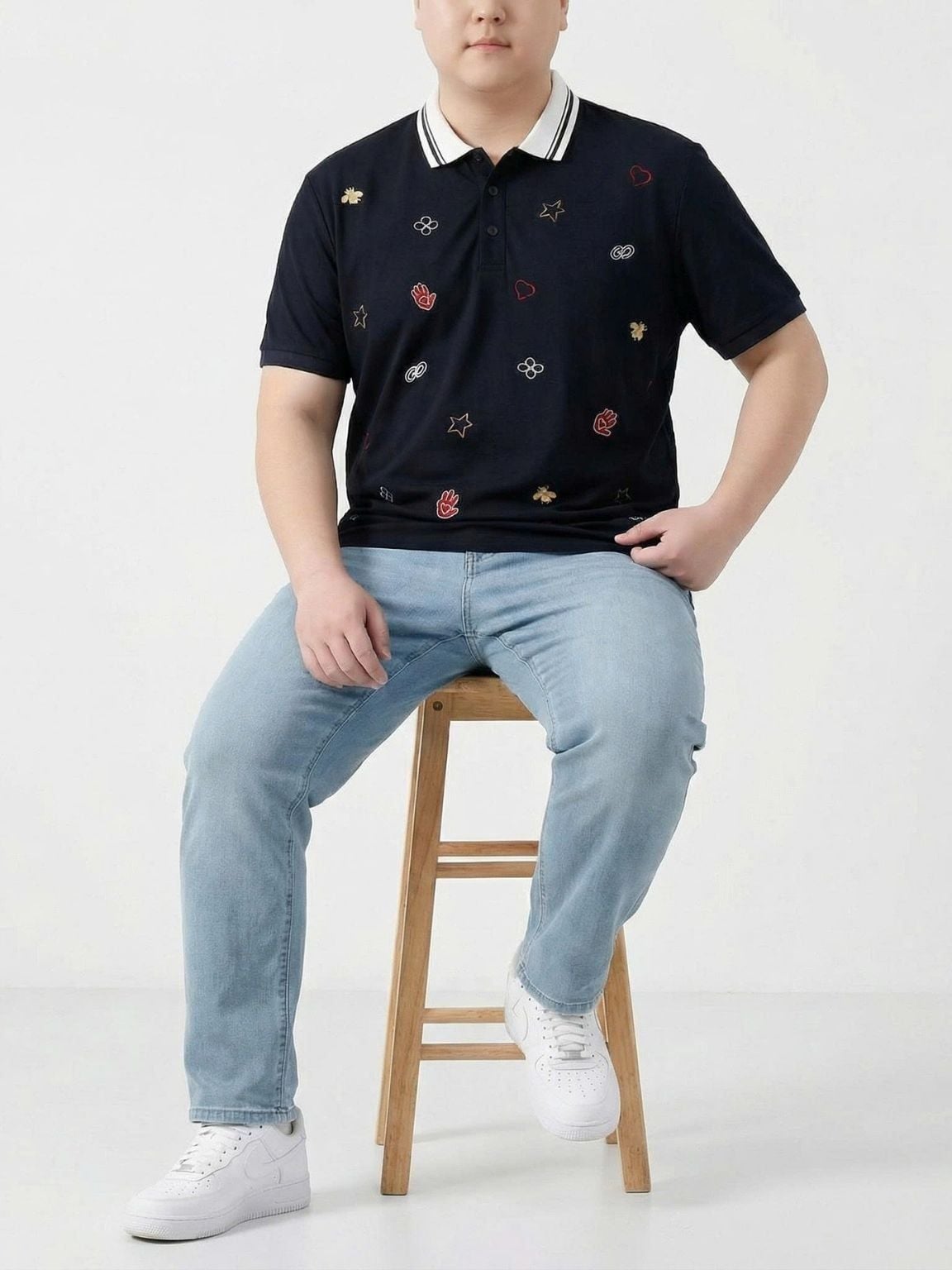 Áo Polo Logo Big Size Nam