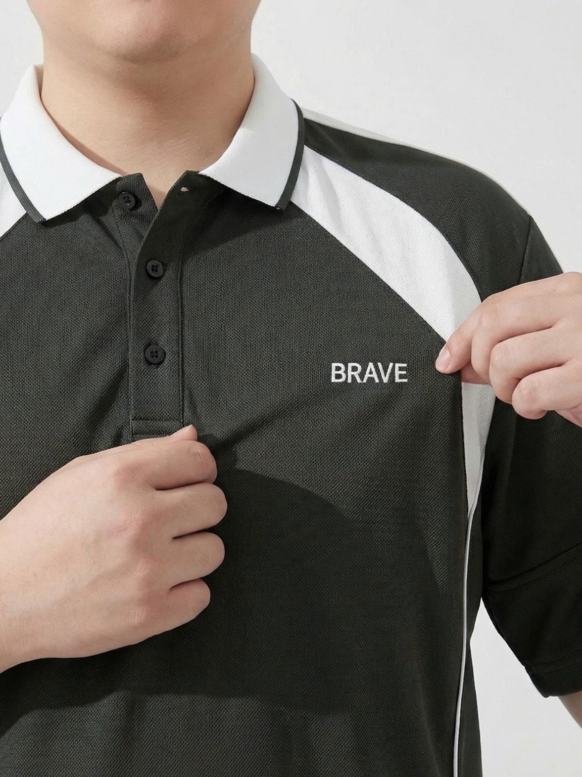 Áo Polo Ghi Big Size Nam