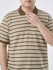 Áo Polo Kẻ Nâu Big Size Nam