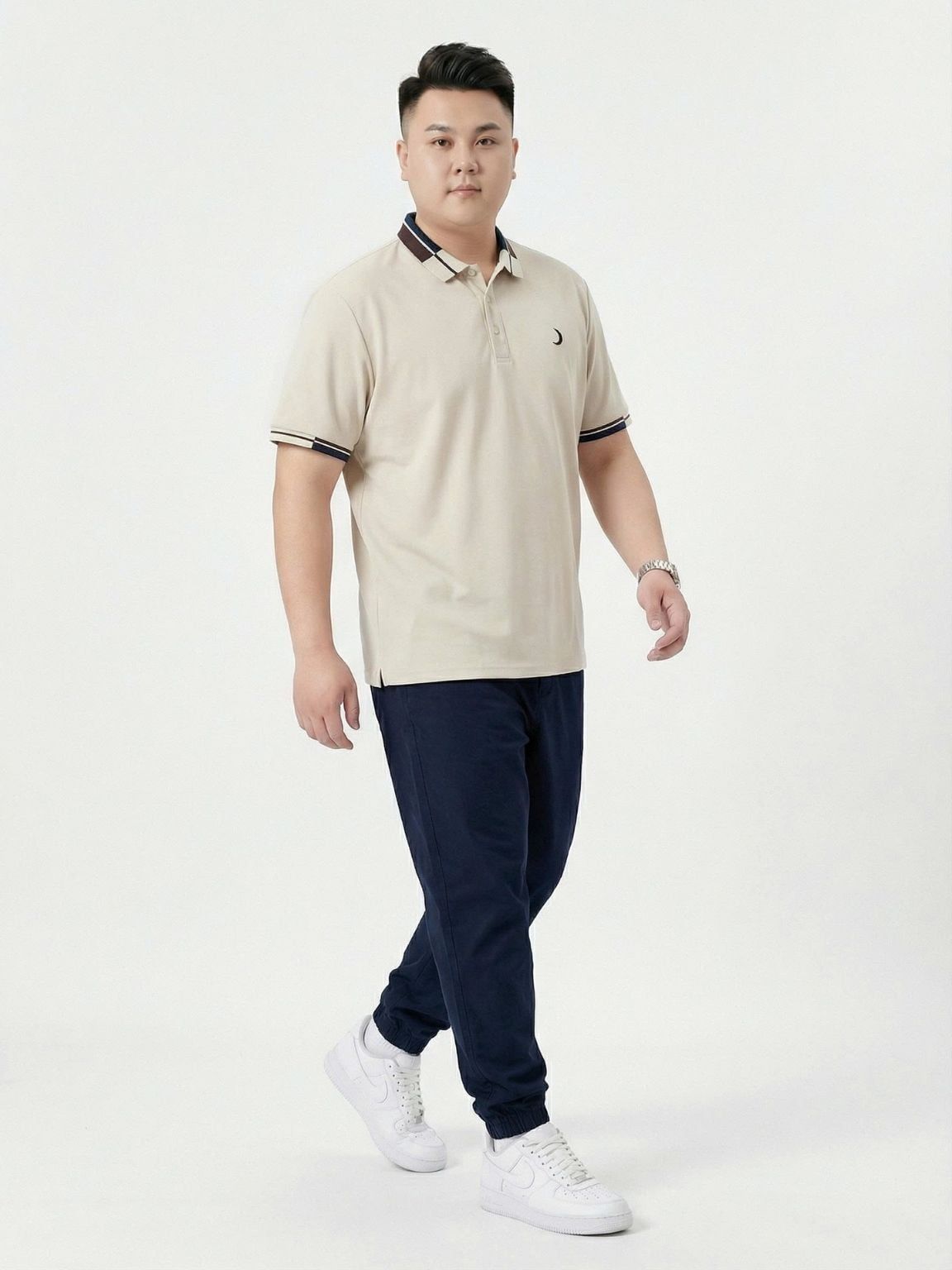 Áo Polo Kem Big Size Nam