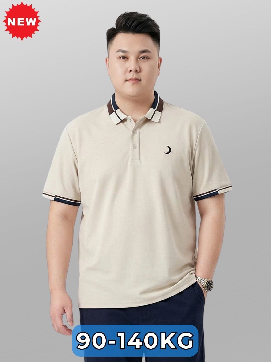 Áo Polo Kem Big Size Nam