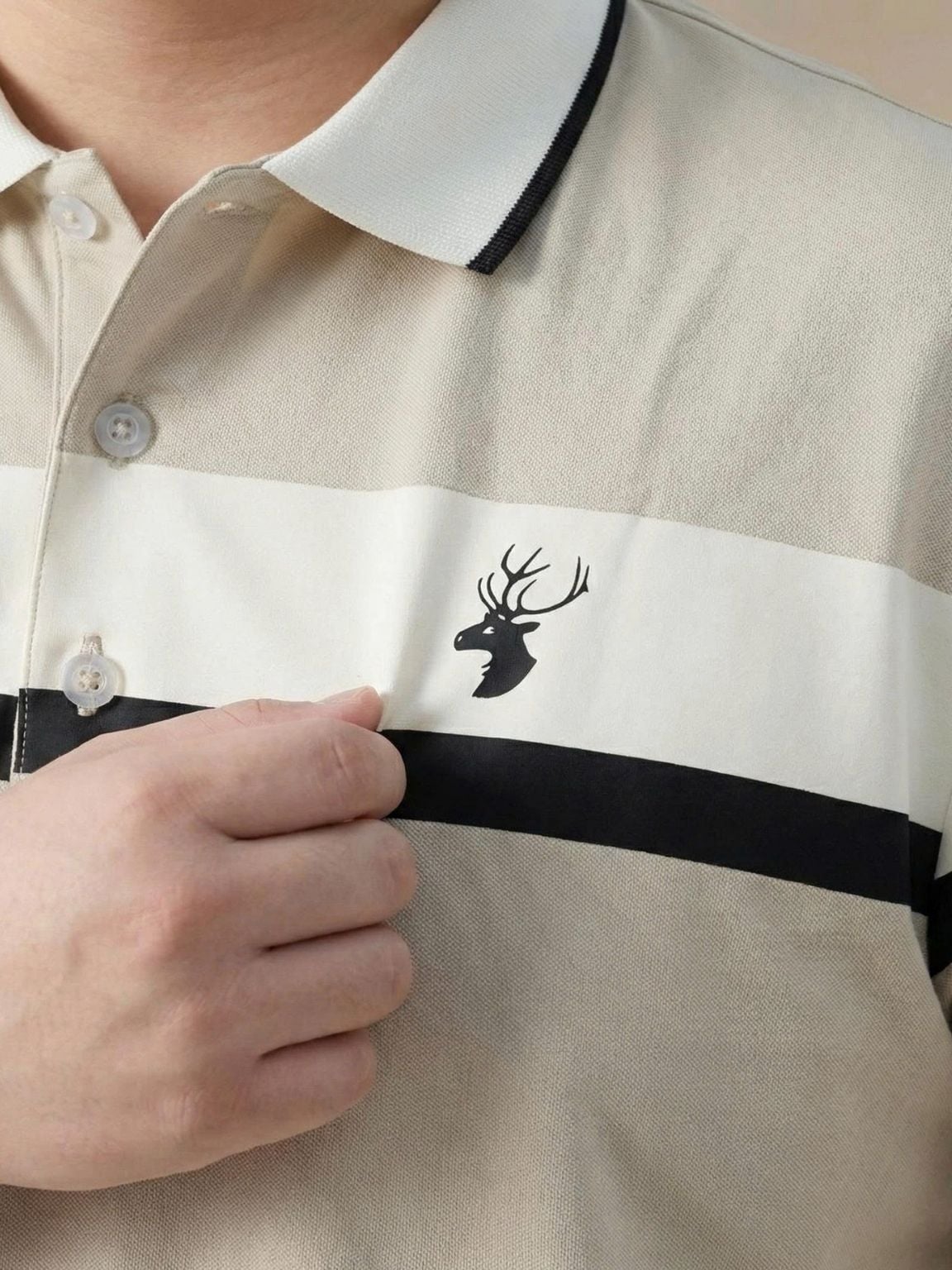 Áo Polo Phối Ghi Big Size Nam