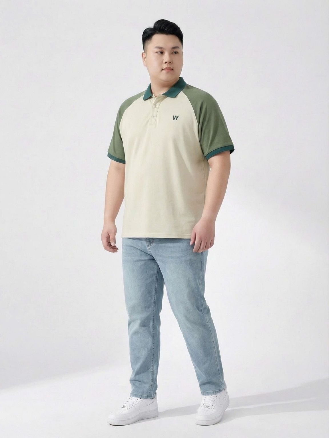 Áo Polo Phối Be Big Size Nam