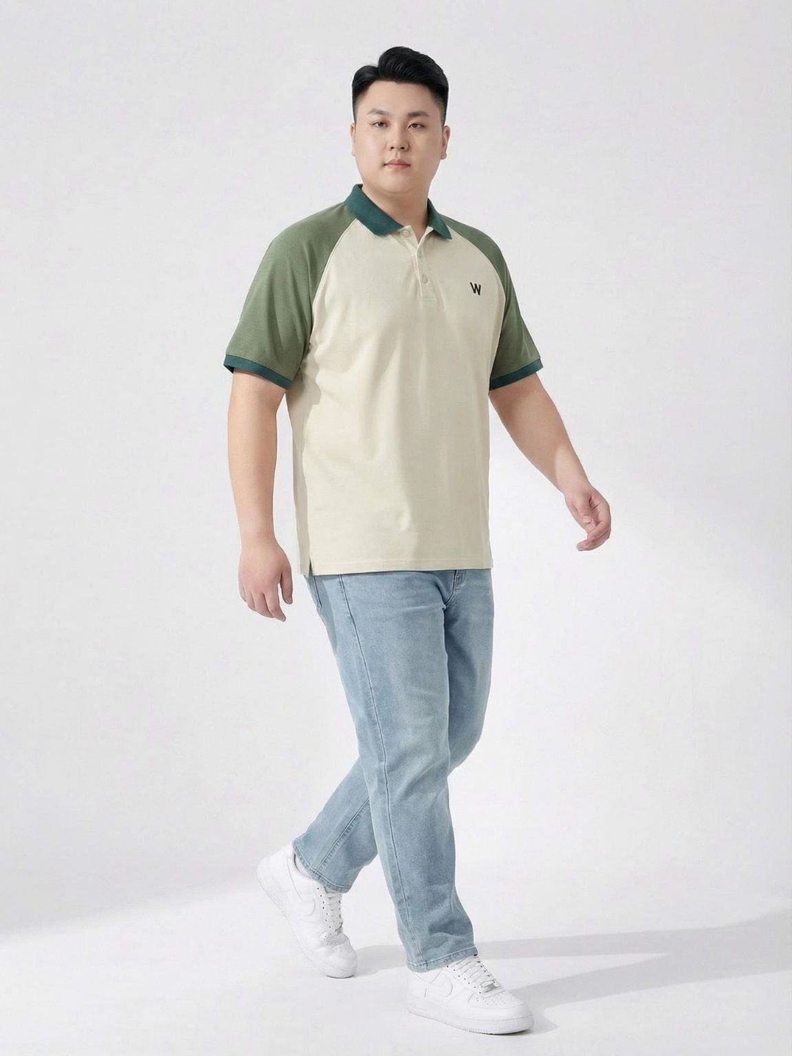 Áo Polo Phối Be Big Size Nam