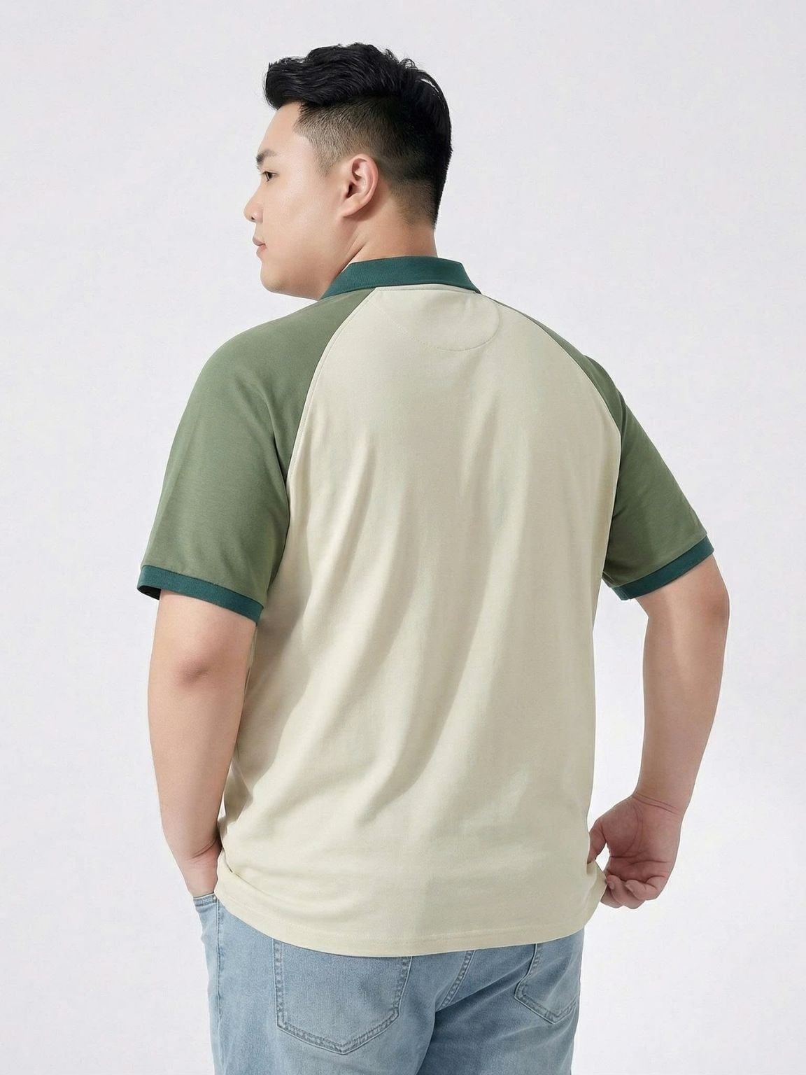 Áo Polo Phối Be Big Size Nam