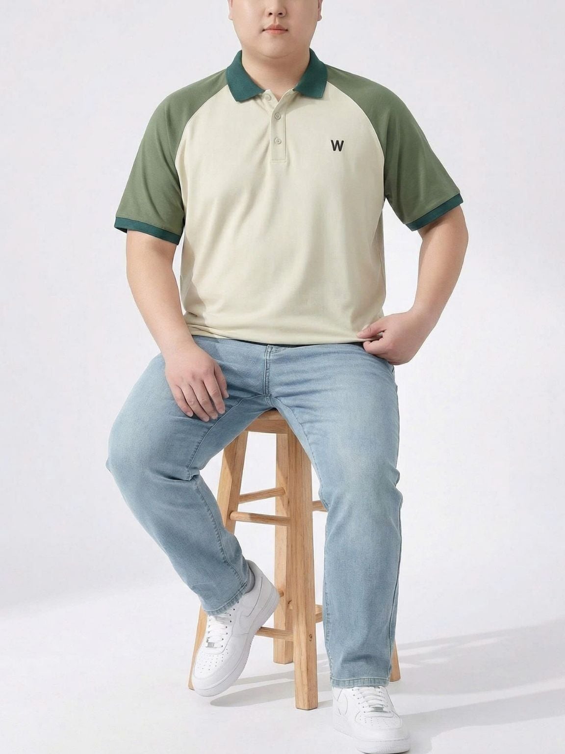 Áo Polo Phối Be Big Size Nam