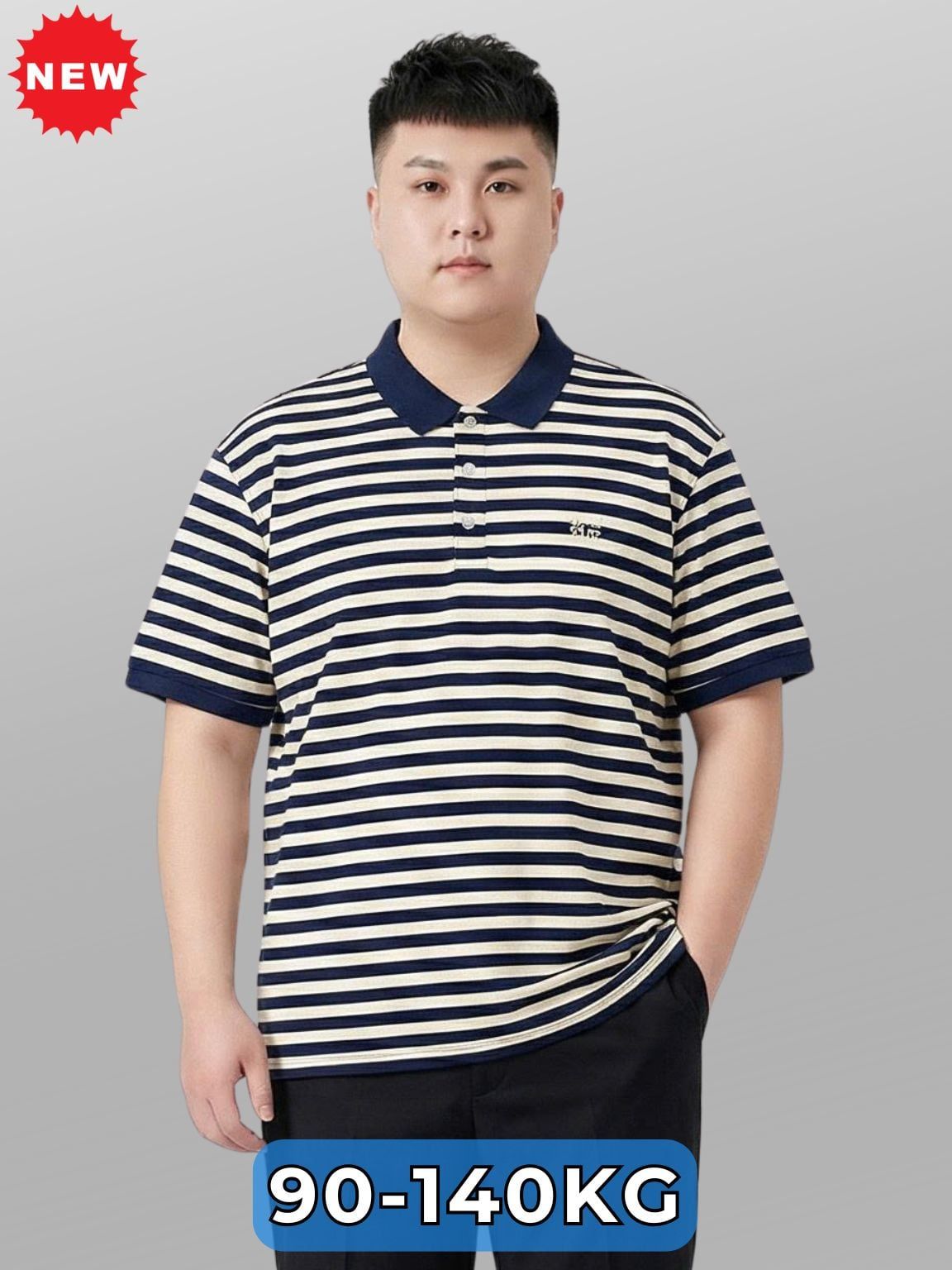 Áo Polo Sọc Big Size Nam