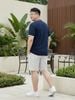 Áo Polo Xanh Cổ Viền Big Size Nam