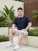 Áo Polo Xanh Cổ Viền Big Size Nam
