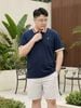 Áo Polo Xanh Cổ Viền Big Size Nam