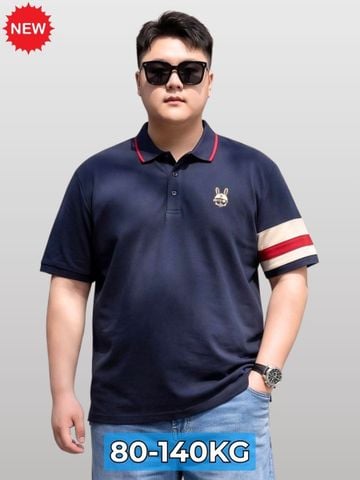 Áo Polo Than Tay Sọc Big Size Nam - PL THAN SOC