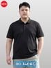 Áo Polo Thể Thao Đen Big Size Nam - PL D4