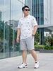 Áo Polo Trắng Họa Tiết Big Size Nam - PL TRANG HT