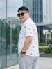 Áo Polo Trắng Họa Tiết Big Size Nam - PL TRANG HT