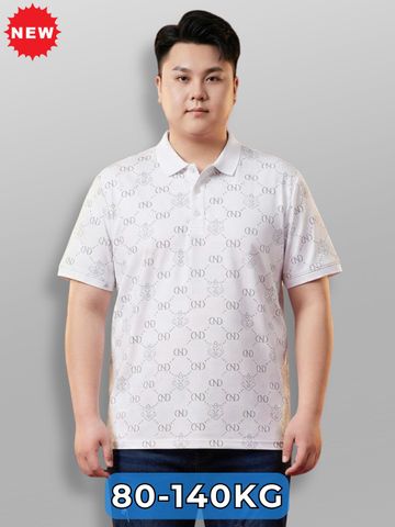 Áo Polo Trắng In Big Size Nam
