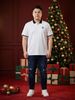 Áo Polo Trắng Viền Big Size Nam