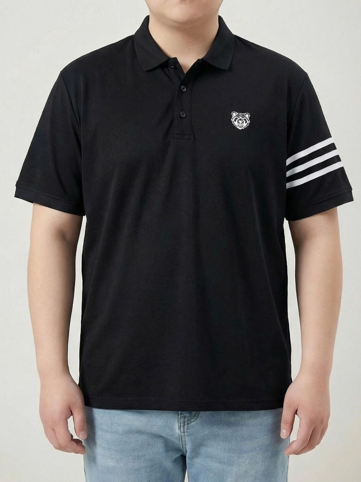 Áo Polo Viền Tay Big Size Nam