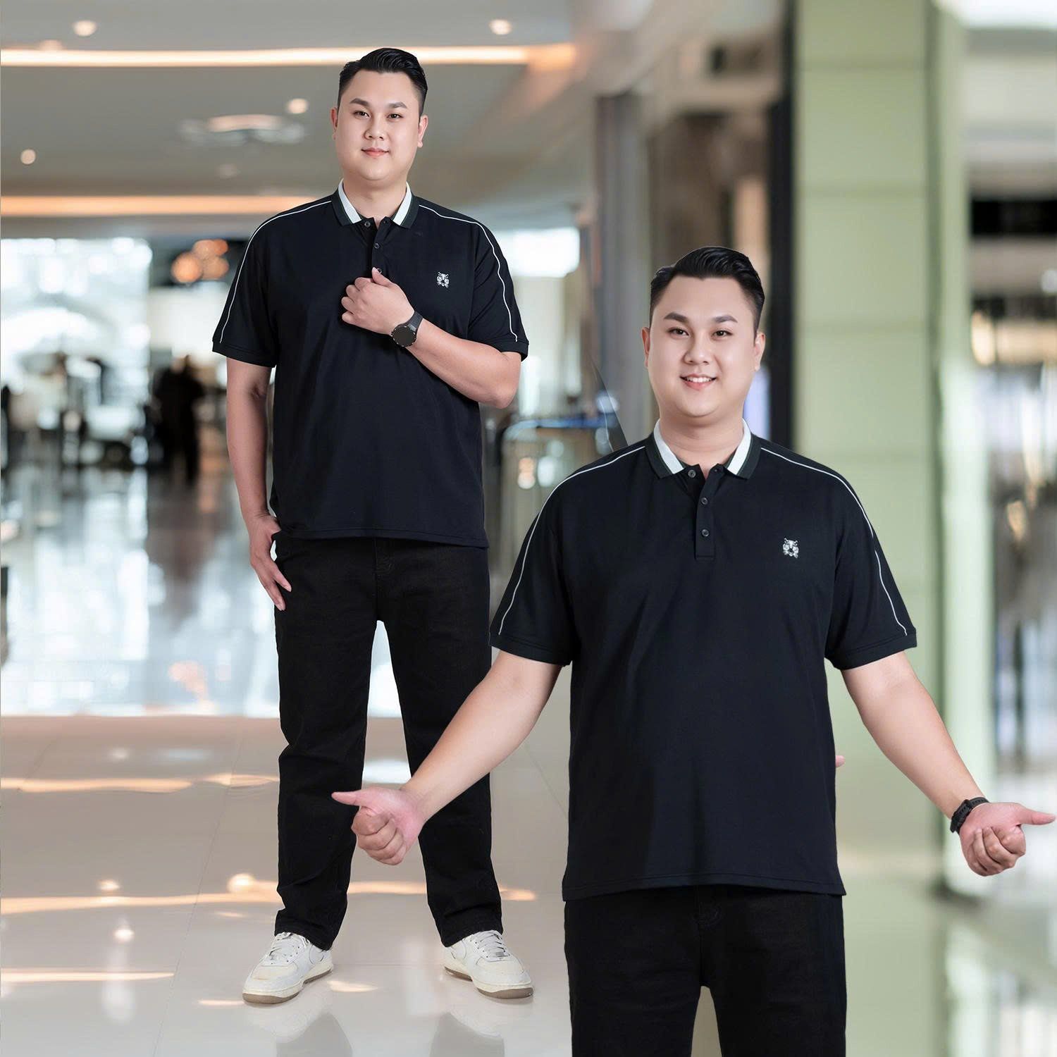 Áo Polo Xanh Đen Big Size Nam