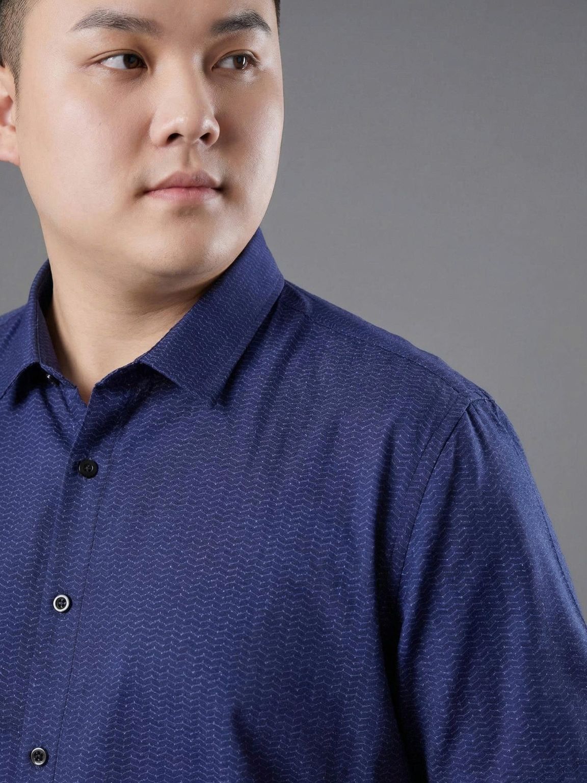 Áo Sơ Mi In Than Cộc Tay Big Size Nam