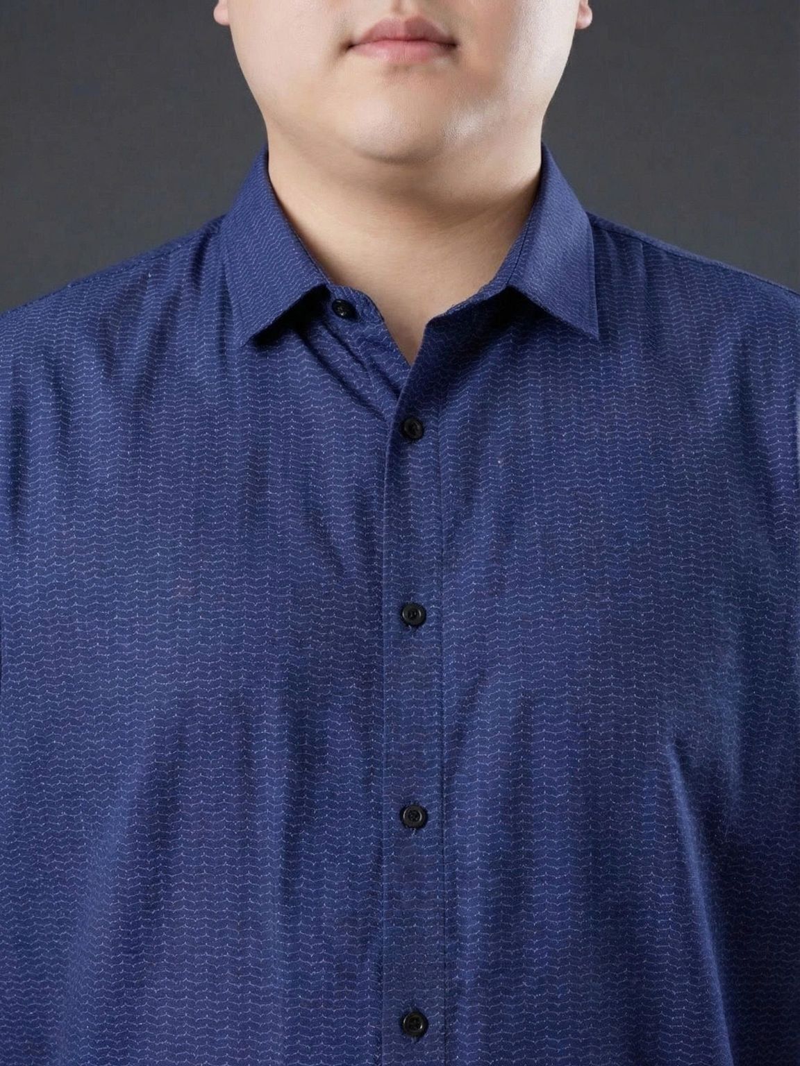 Áo Sơ Mi In Than Cộc Tay Big Size Nam