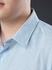 Áo Sơ Mi In Xanh Cộc Tay Big Size Nam