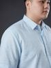 Áo Sơ Mi In Xanh Cộc Tay Big Size Nam