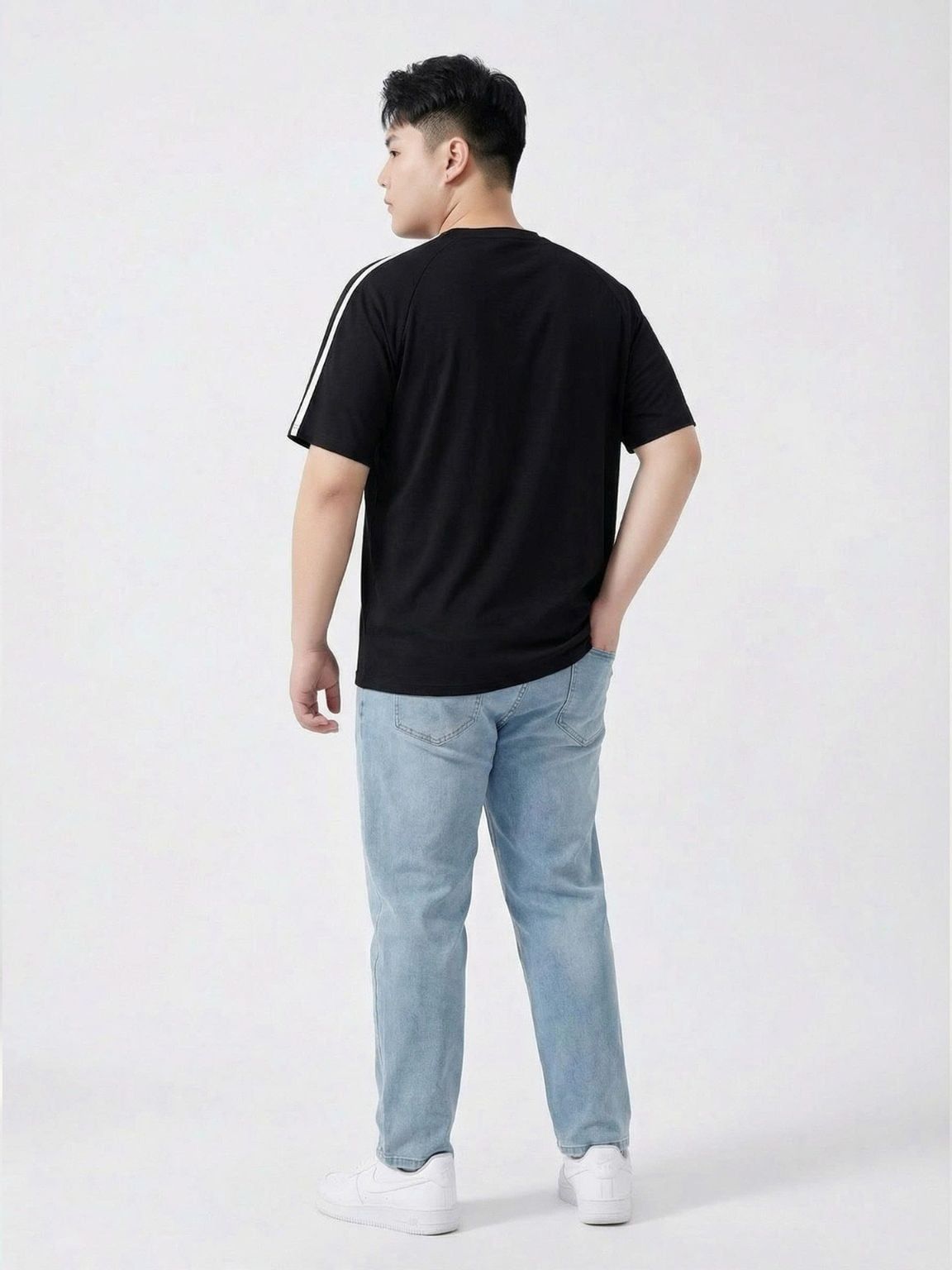 Áo Thun Đen A1 Big Size Nam